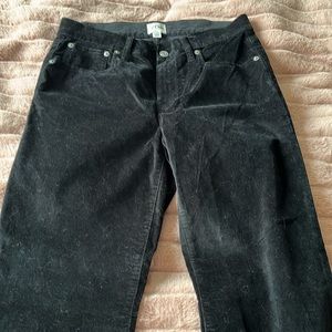 J.Crew straight leg velvet pants